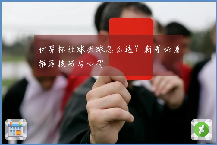 世界杯让球买球怎么选？新手必看推荐技巧与心得